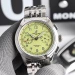 Breitling Stainless Steel 42MM Diamater Mechanical Movement Green Blue Watch